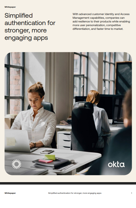 Simplified authentication for stronger more engaging apps